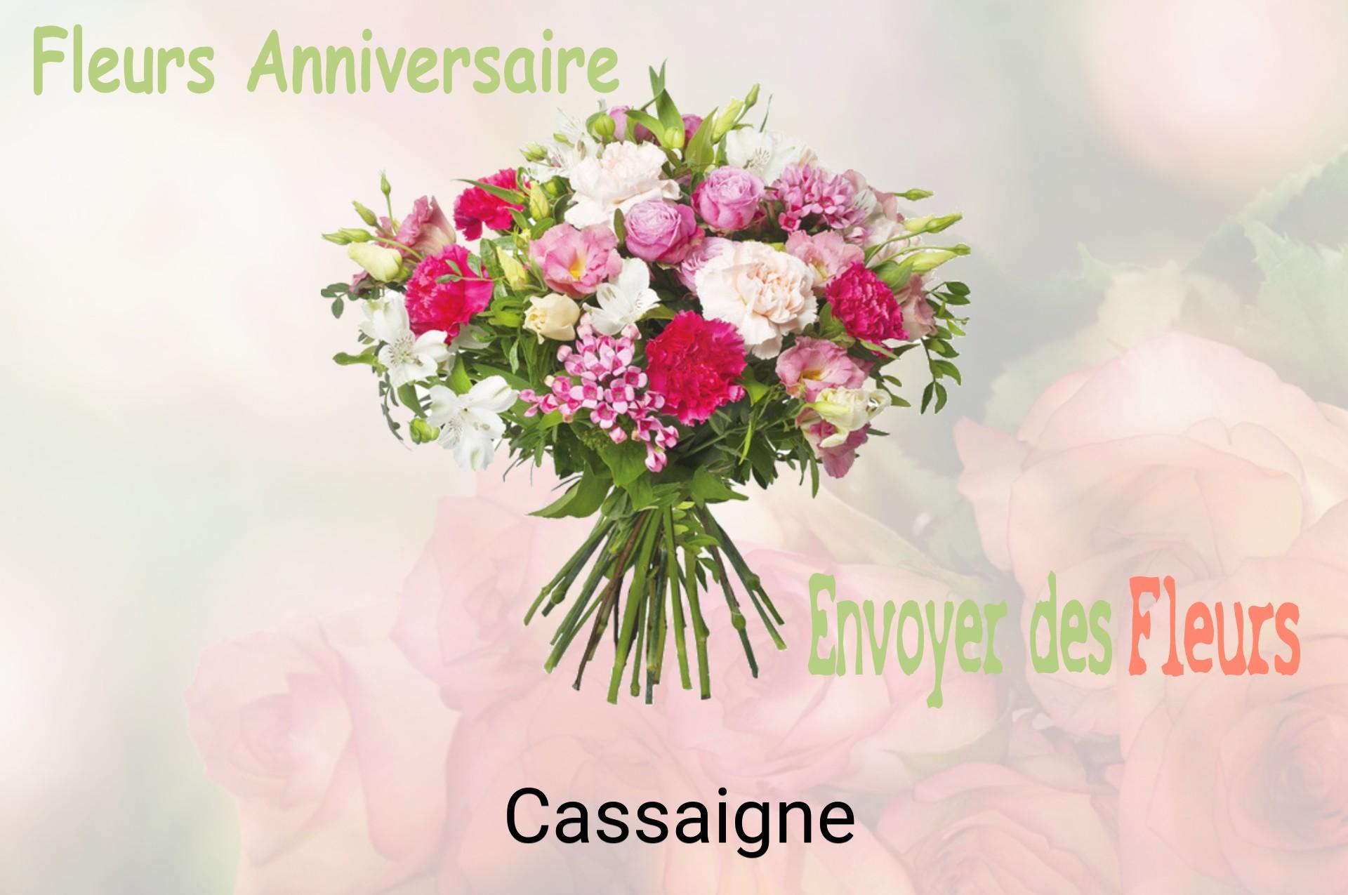 Bouquet de fleurs d’anniversaire livré à Cassaigne